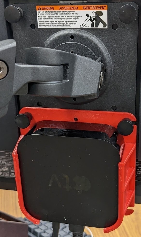 AppleTV VESA/壁面マウント 3Dプリンタ製