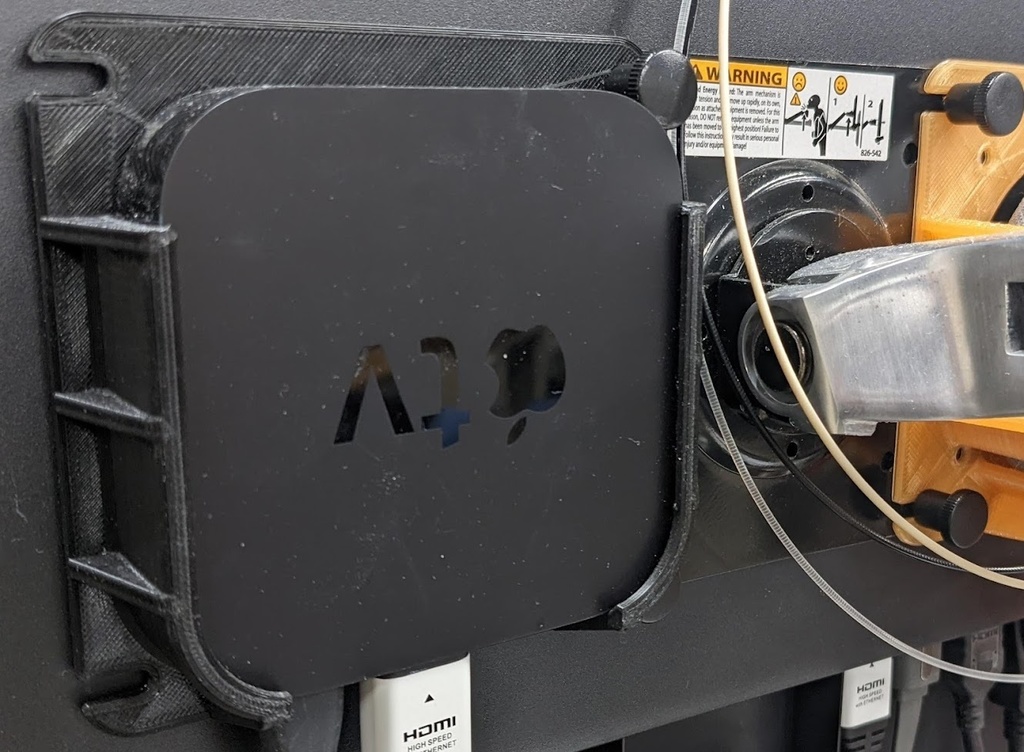 AppleTV VESA/壁面マウント 3Dプリンタ製