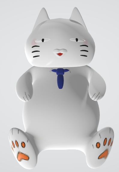 ネコの3Dデータ(無料) unitypackage