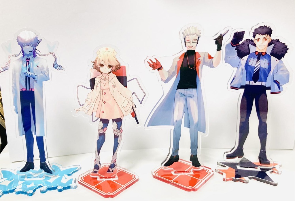 Dr.誰か シール缶バッチアクスタセット