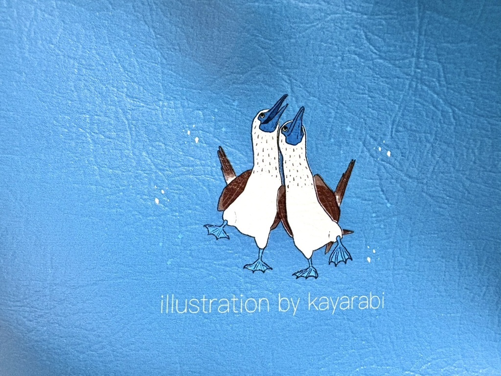 アオアシカツオドリ 三角ポーチ