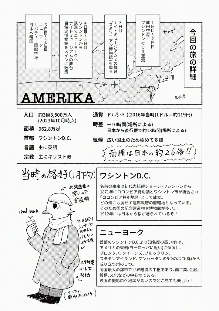 【電子・PDF版】アメリカ、1人でロケ地巡りしたら大雪で詰んだ話