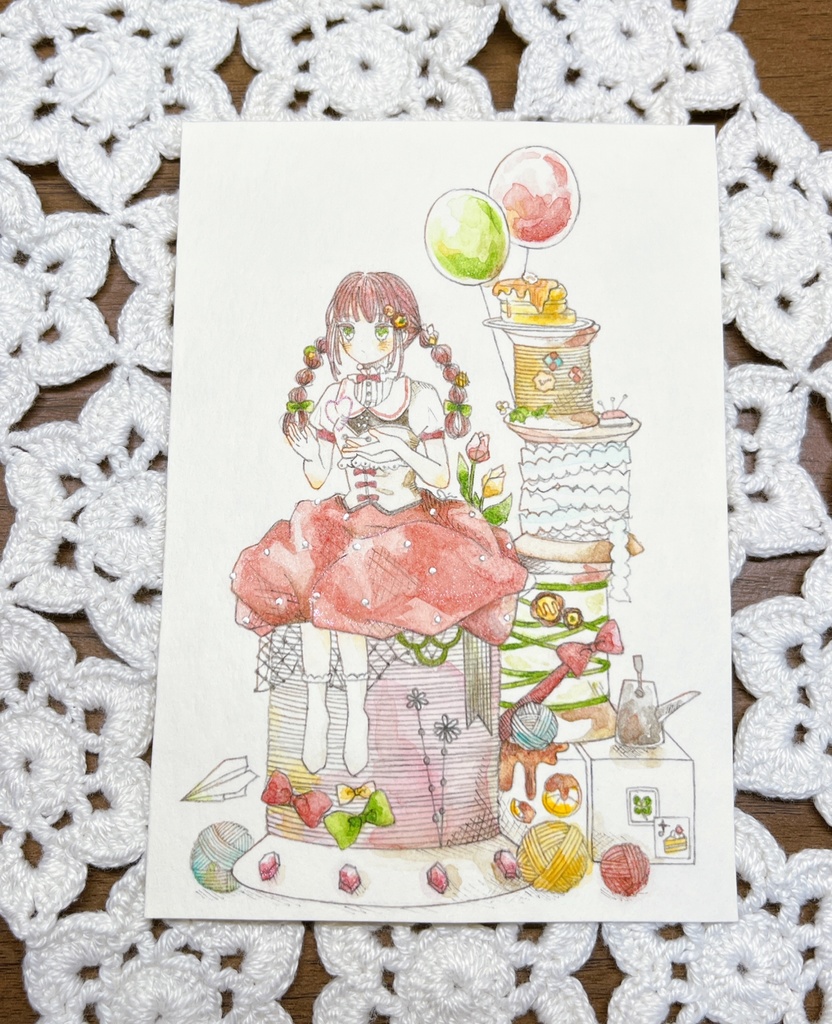 【水彩原画】L版サイズ原画・各種