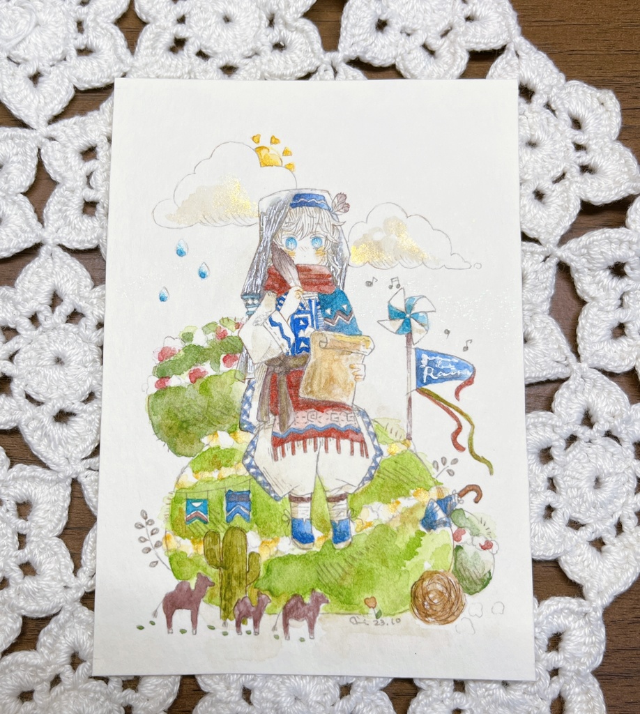 【水彩原画】L版サイズ原画・各種