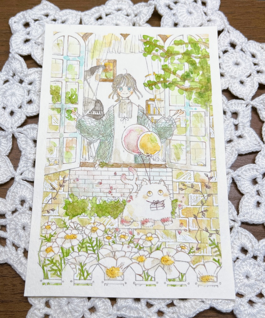【水彩原画】はがきサイズ原画・各種