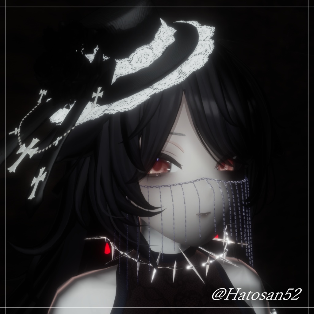 【リーサルフリート】【デルタフレア】❥黒リムメイクテクスチャ