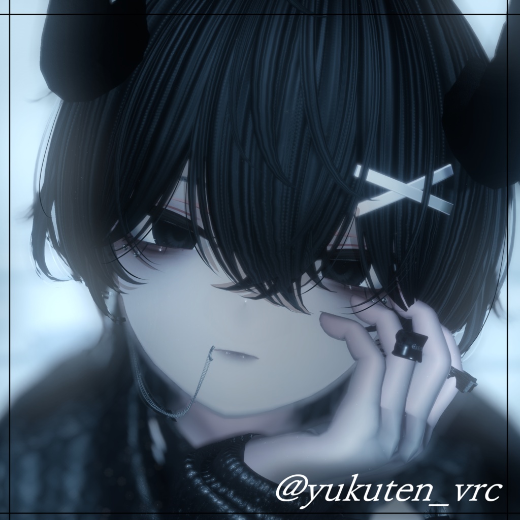 【リーサルフリート】【デルタフレア】❥黒リムメイクテクスチャ