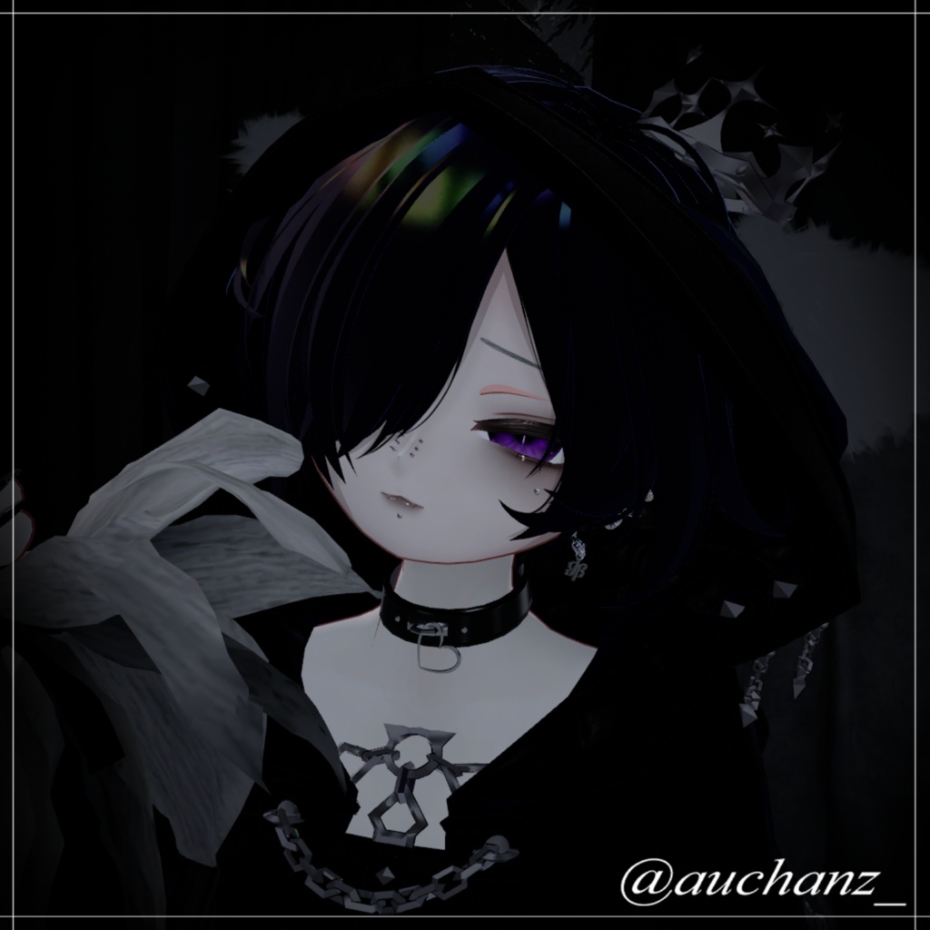 【リーサルフリート】【デルタフレア】❥黒リムメイクテクスチャ