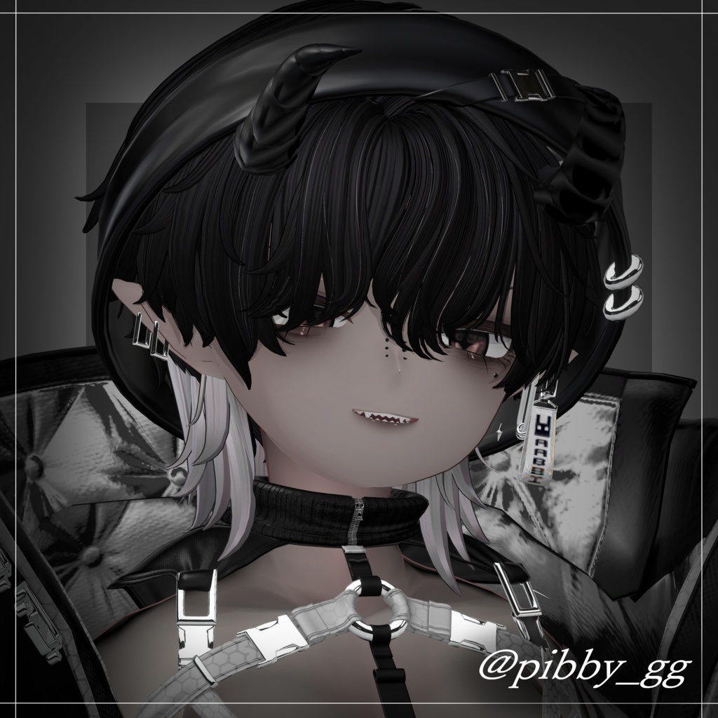 【リーサルフリート】【デルタフレア】❥黒リムメイクテクスチャ