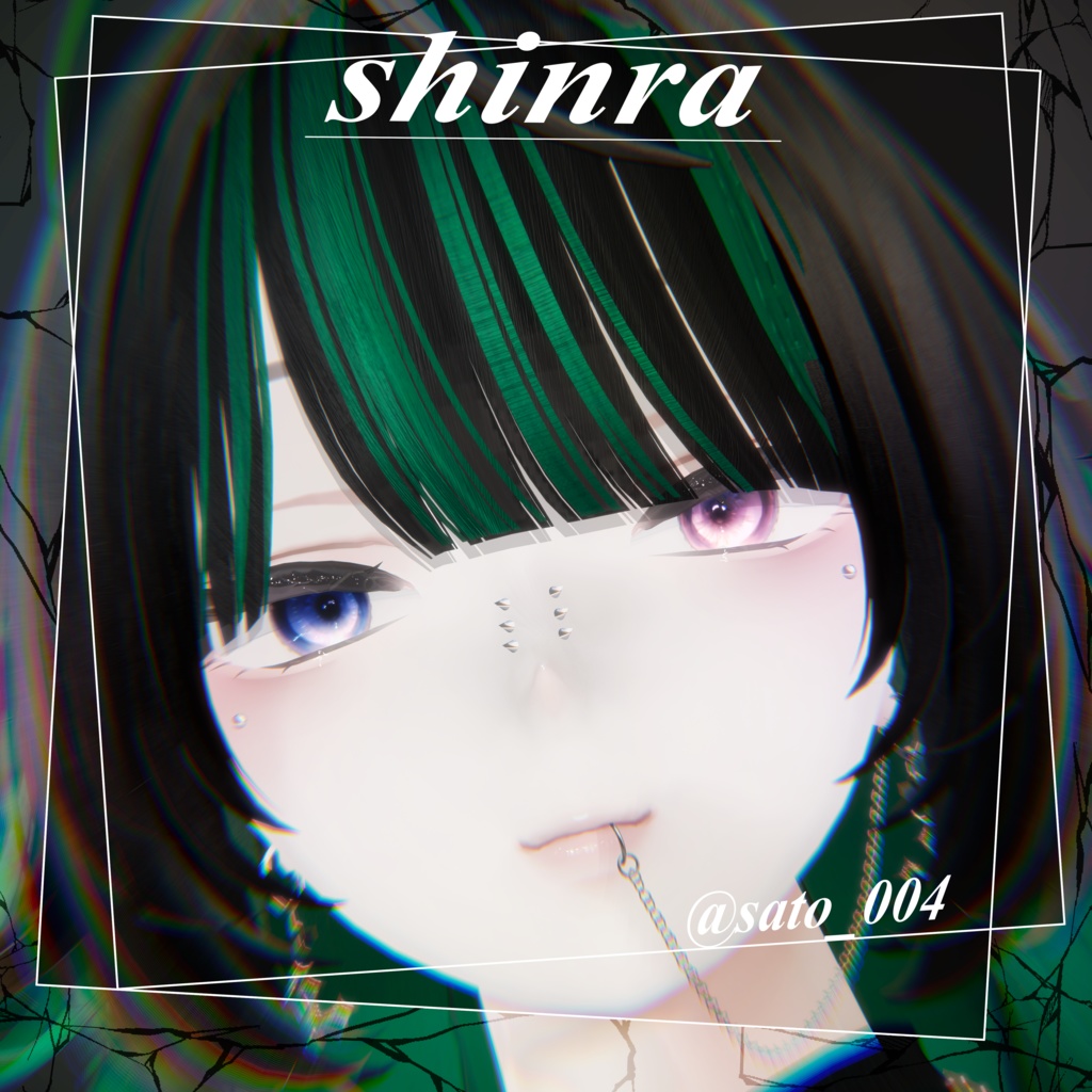 【4アバター対応】空模様アイテクスチャ