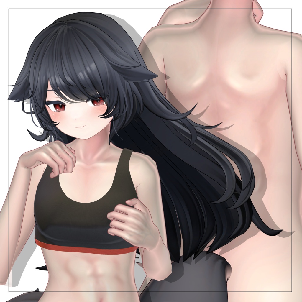 【リーサルフリート】【デルタフレア】筋肉,血管ボディテクスチャ