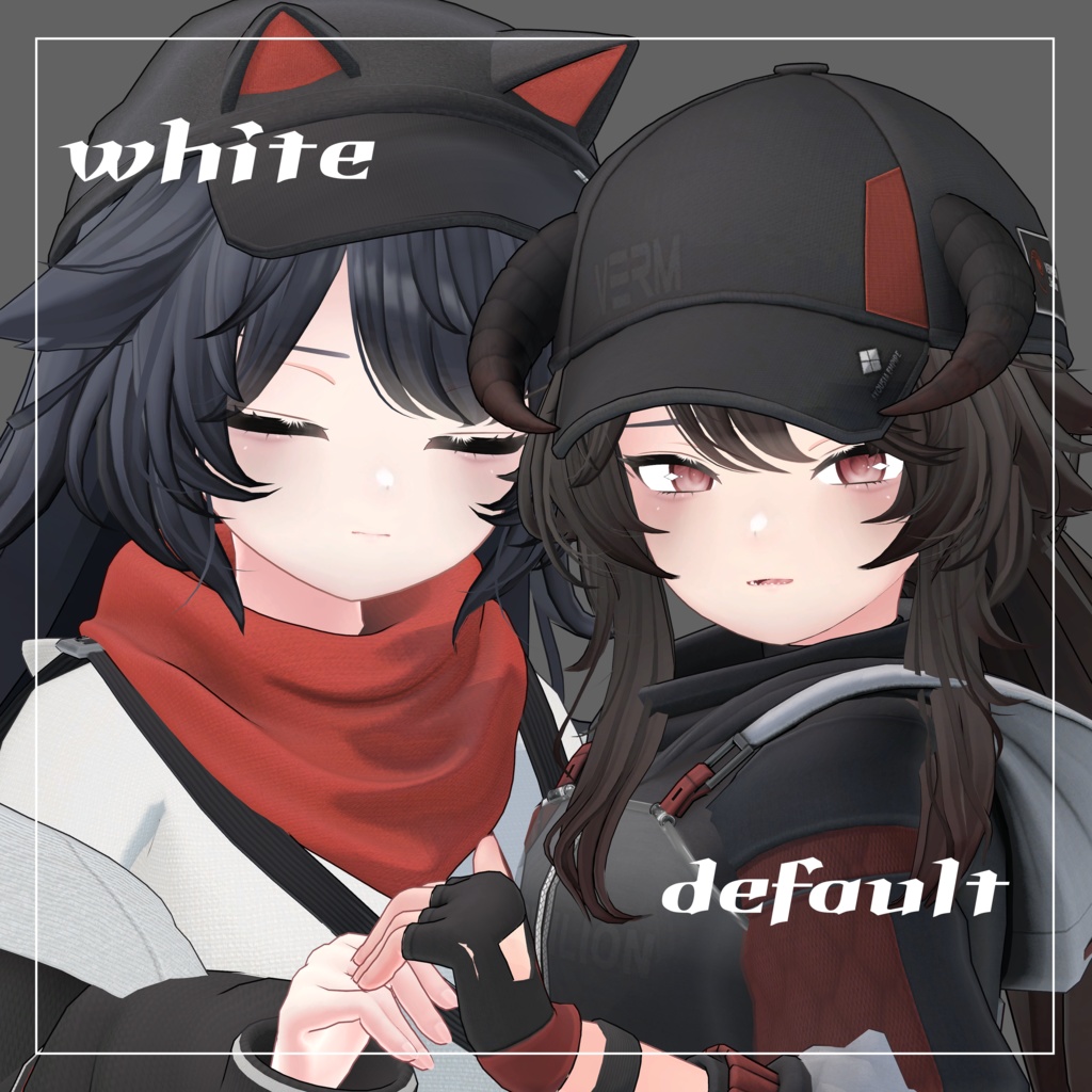 【VERMILION複数アバター対応】natural make&eye texture