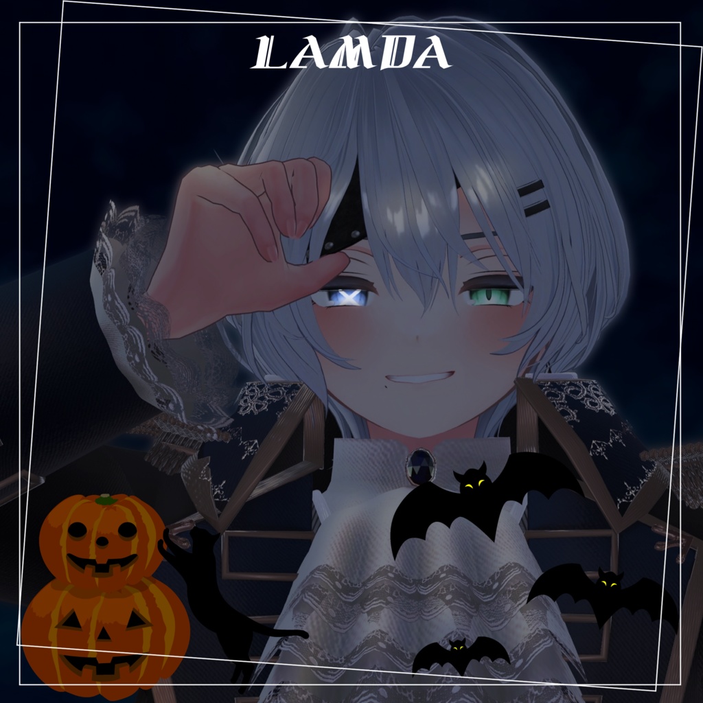 【VERMILION全アバター対応】🐈⬛ハロウィン発光テクスチャ🎃