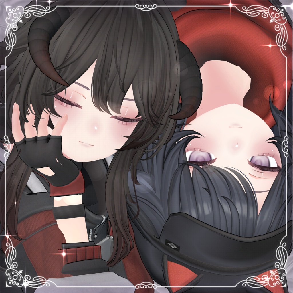 【2アバター対応】Cyurun Make up Texture ‐リーサルフリート デルタフレア‐