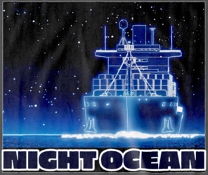 貨物船Tシャツ (チャコール)