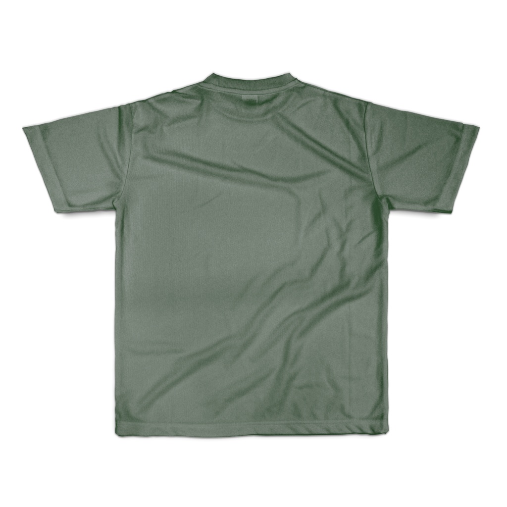 ハシビロコウTシャツ-オーバーサイズ(グリーン)