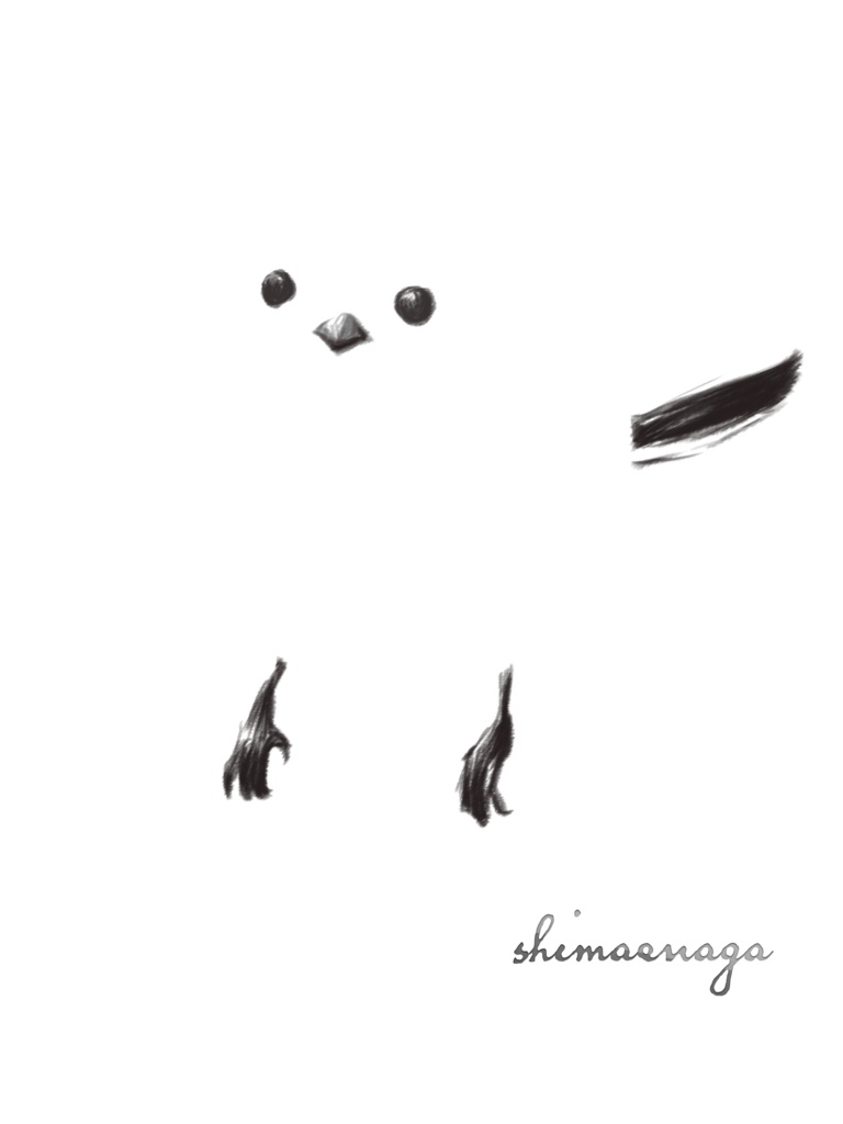 雪の妖精・シマエナガ スウェットトレーナー