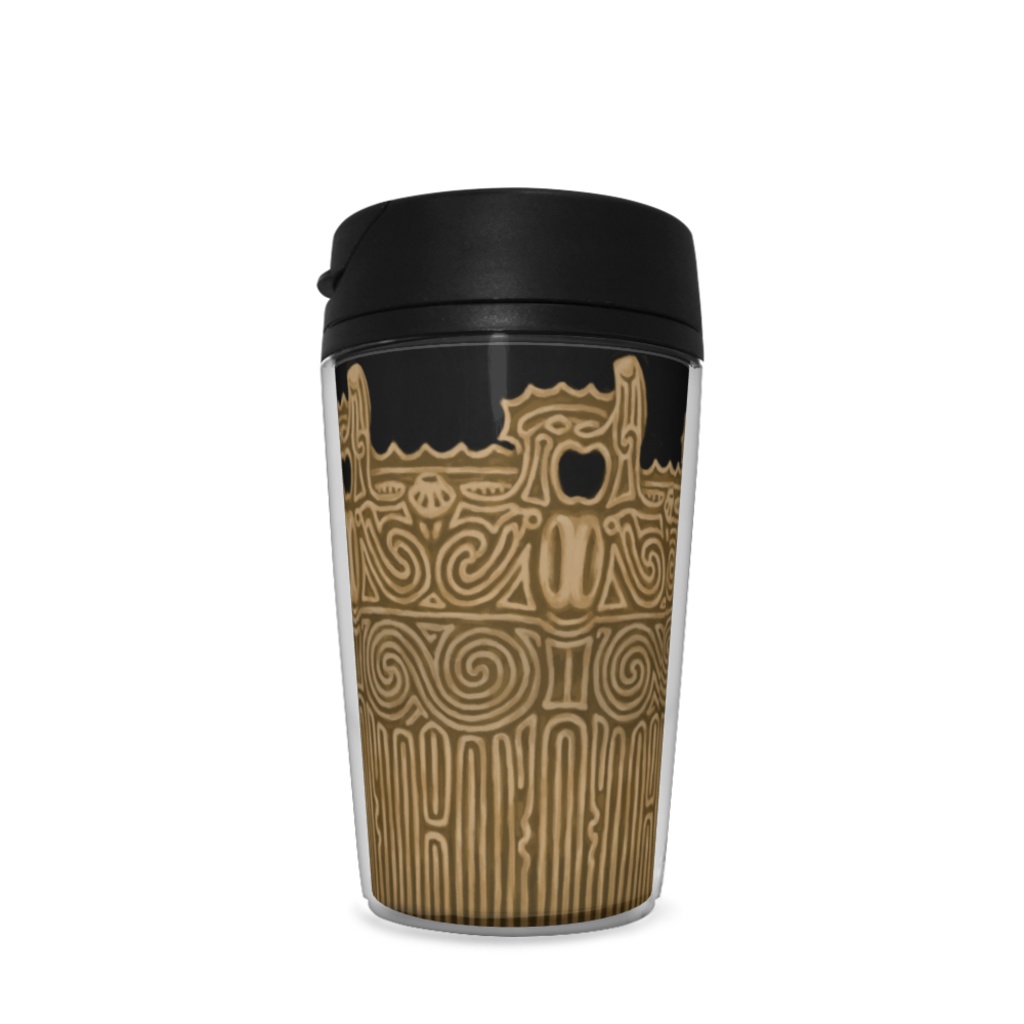 縄文式タンブラー(火焔型縄文式土器風)