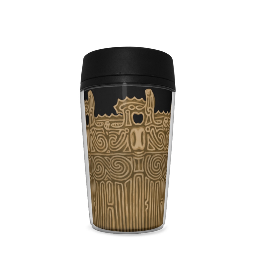 縄文式タンブラー(火焔型縄文式土器風)