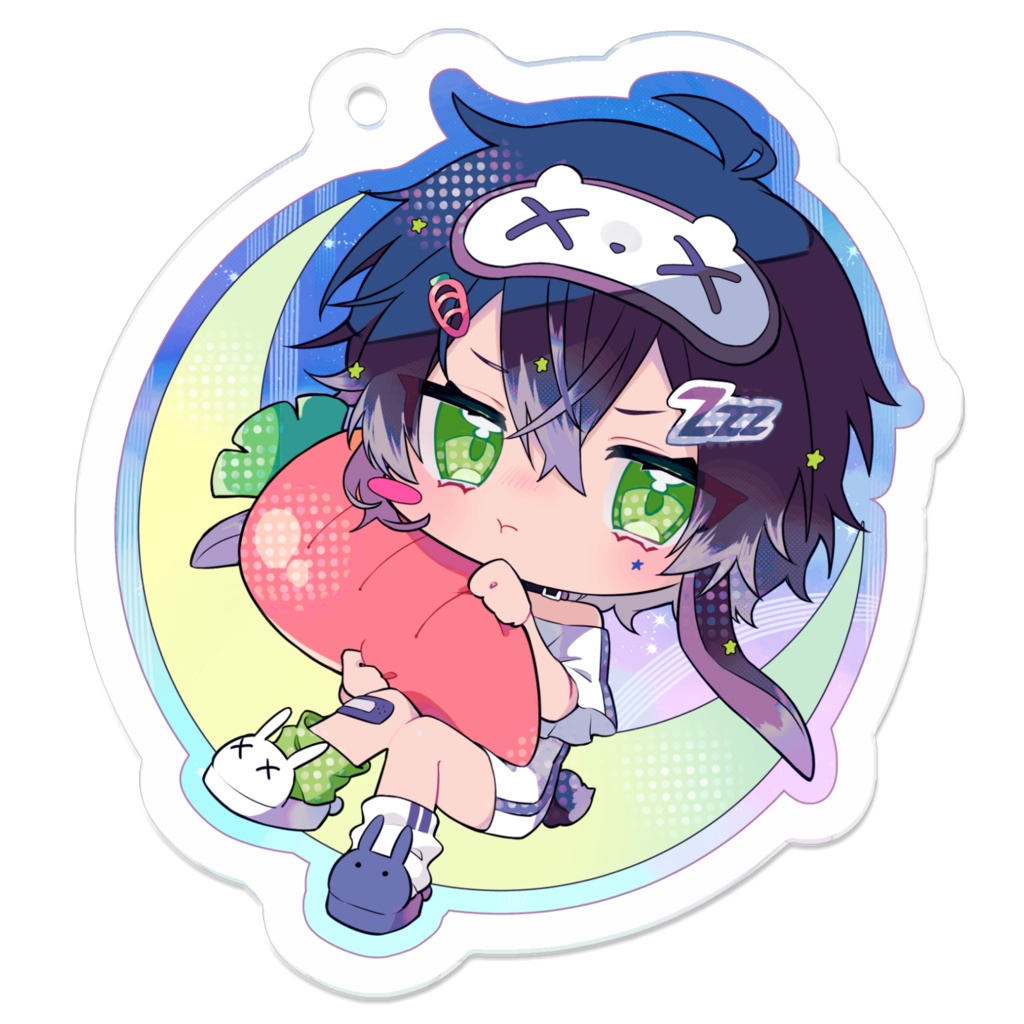黒兎ちゃんアクリルキーホルダー