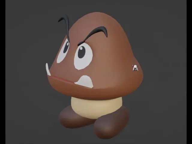 【3Dモデル】クリボー