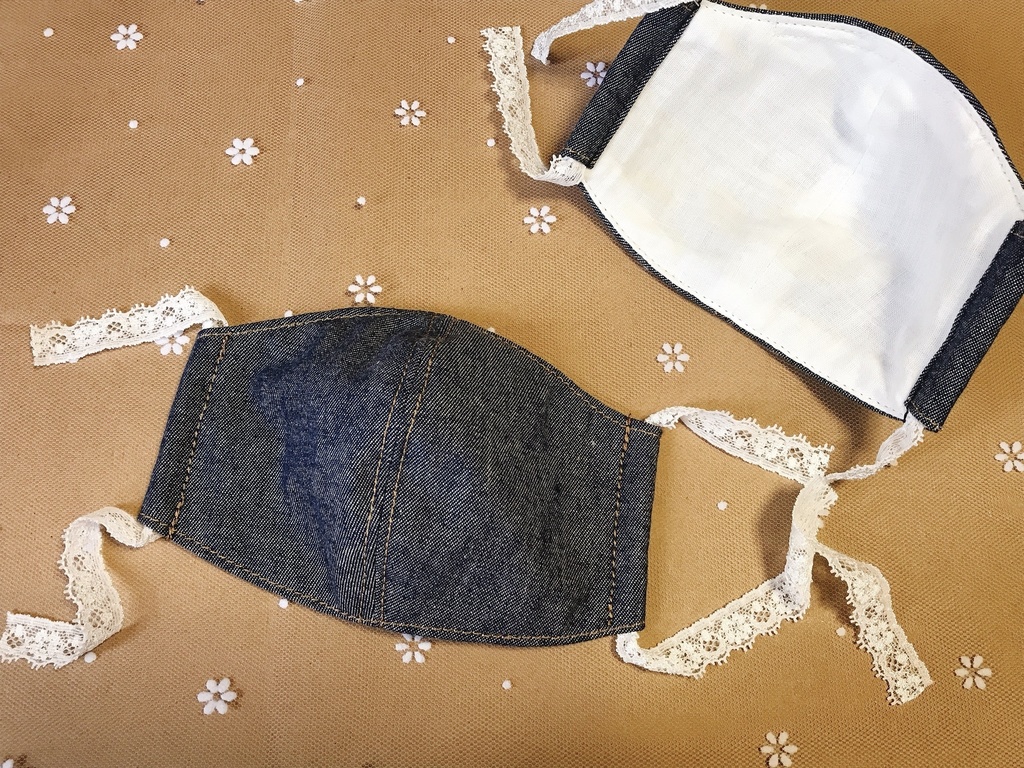 デニム風マスク