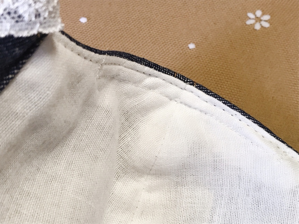 デニム風マスク