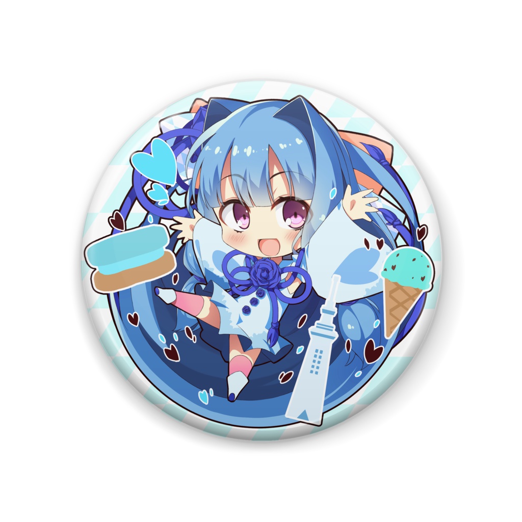 琴葉葵缶バッジ