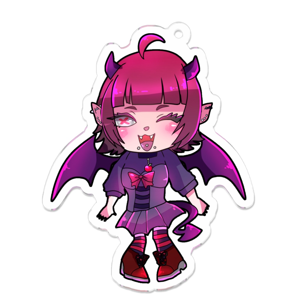 でびるちゃん自作アクキー