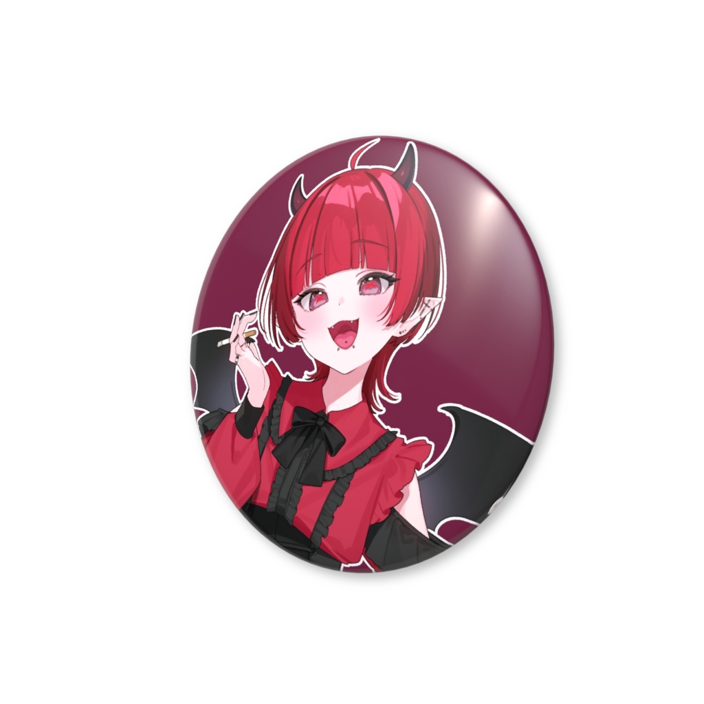 でびるちゃん缶バ デフォ1