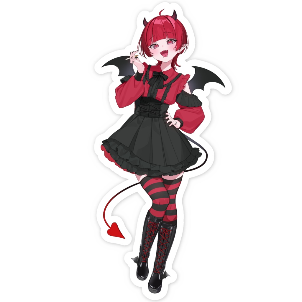 でびるちゃん立ち絵ステッカー