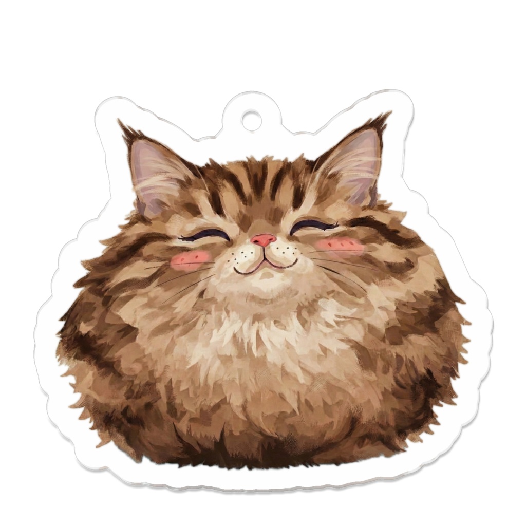みらねこ　のるさん　アクリルキーホルダー（コーティング）