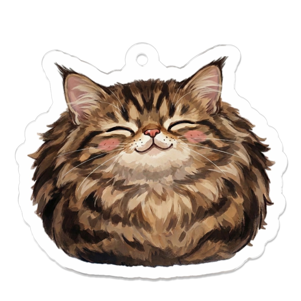 アクリルキーホルダー（コーティング）　みらねこ　めいさん