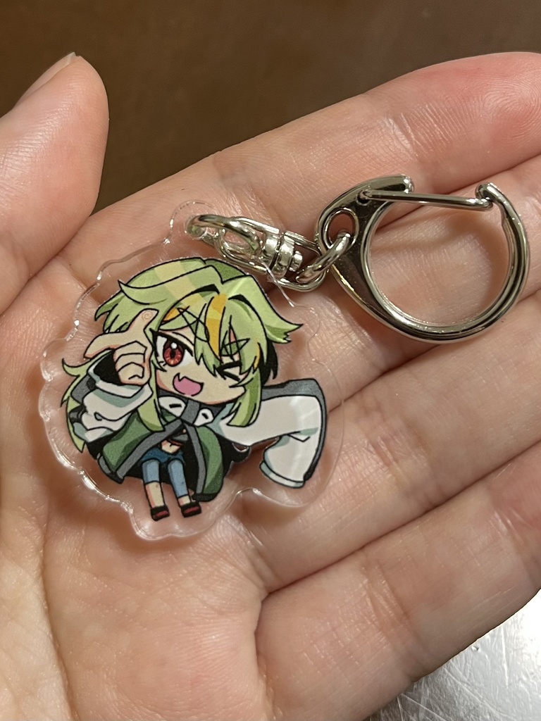依墨アクリルキーホルダー