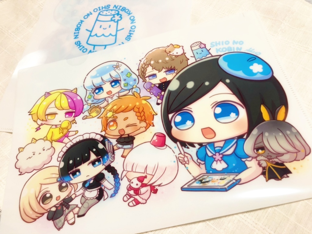 【展示のみ】うちの子全員集合！A4クリアファイル