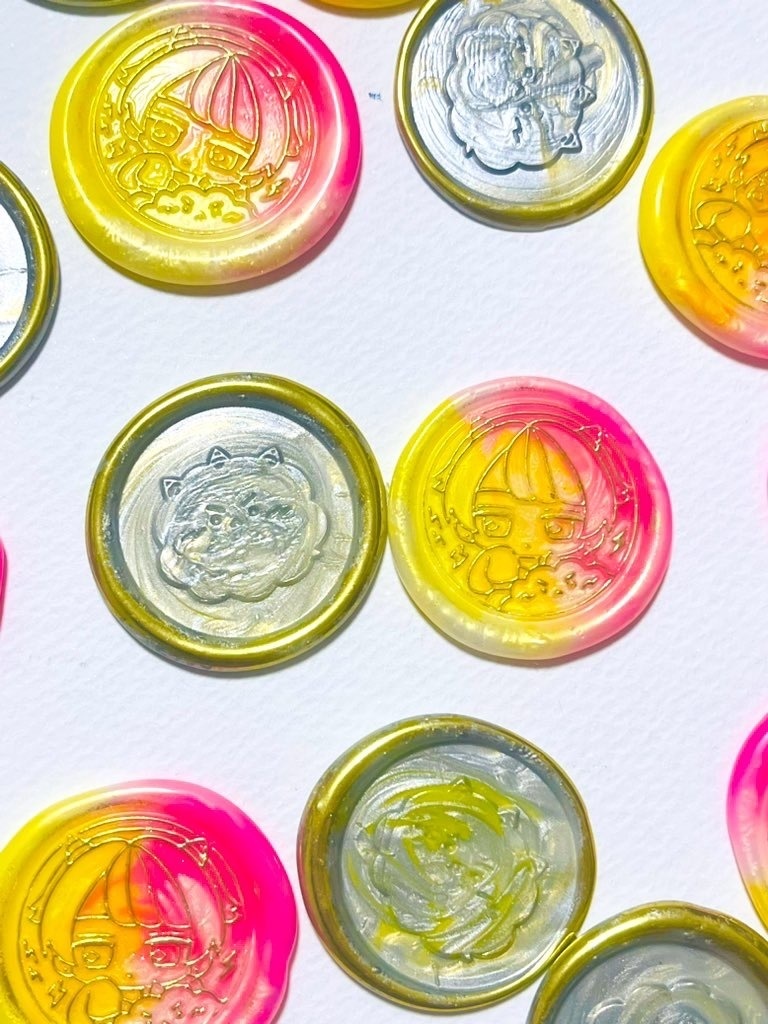 【おまけ紹介】ライカ＆モフ吉シーリングスタンプ2種