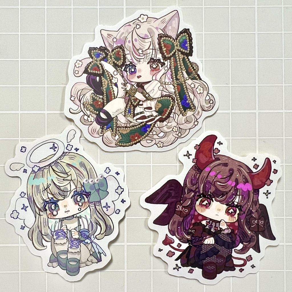 6cmダイカットシール(3種)