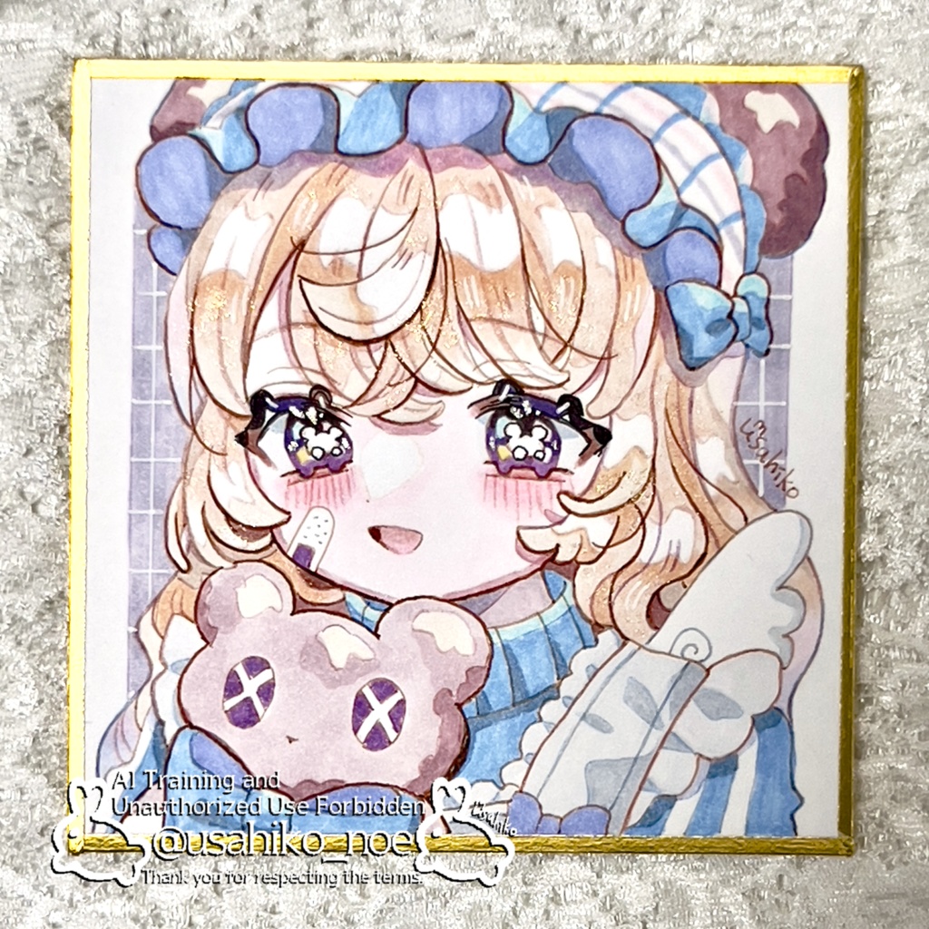 【コピック】天使界隈(紫)【豆色紙】