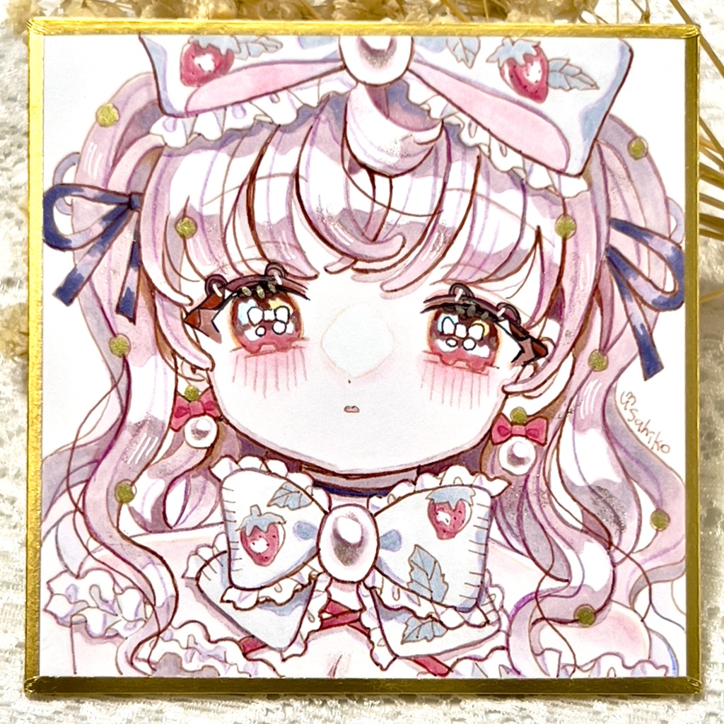 【コピック】苺ロリータ2【豆色紙】