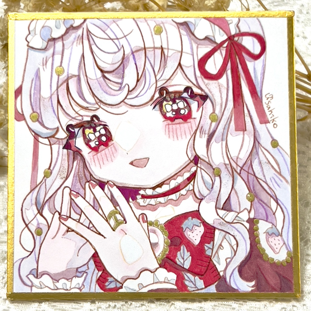 【コピック】苺ロリータ3【豆色紙】