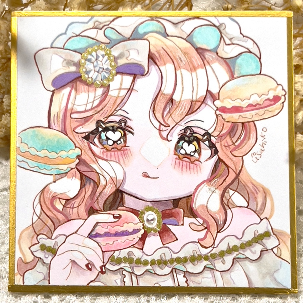 【コピック】マカロンロリータ(ピンク)【豆色紙】