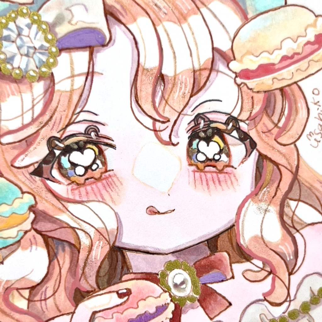 【コピック】マカロンロリータ(ピンク)【豆色紙】