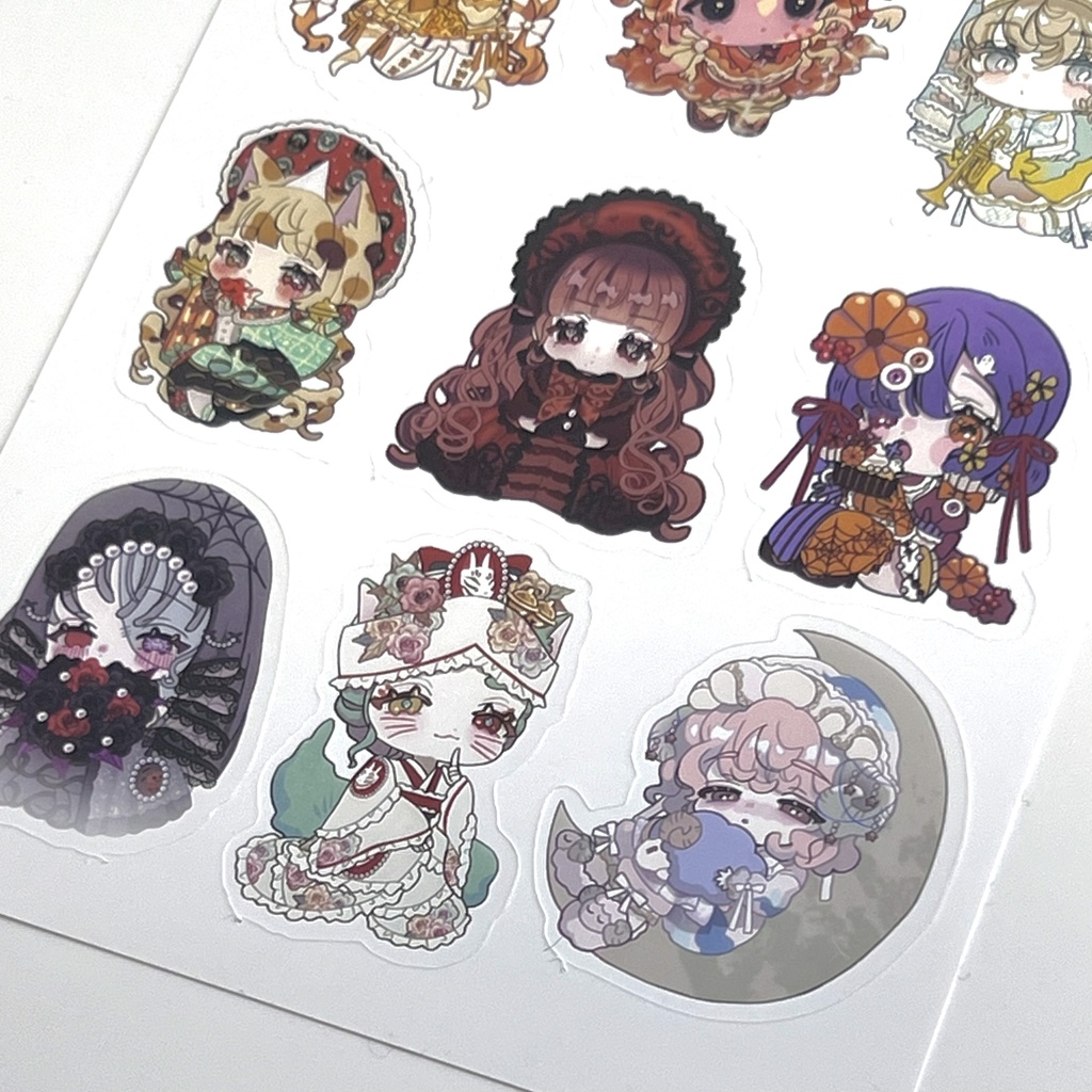 【ステッカーシート】ミニロココレクション #01
