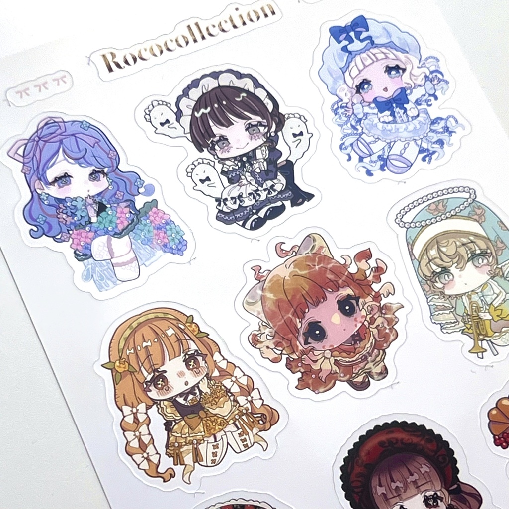 【ステッカーシート】ミニロココレクション #01