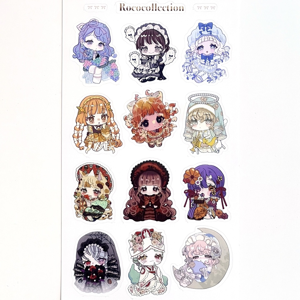 【ステッカーシート】ミニロココレクション #01