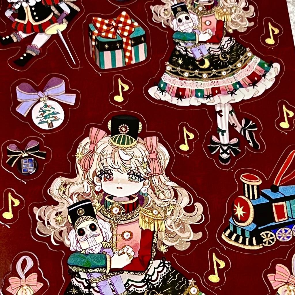 【ステッカーシート】創作バレリーナシリーズ