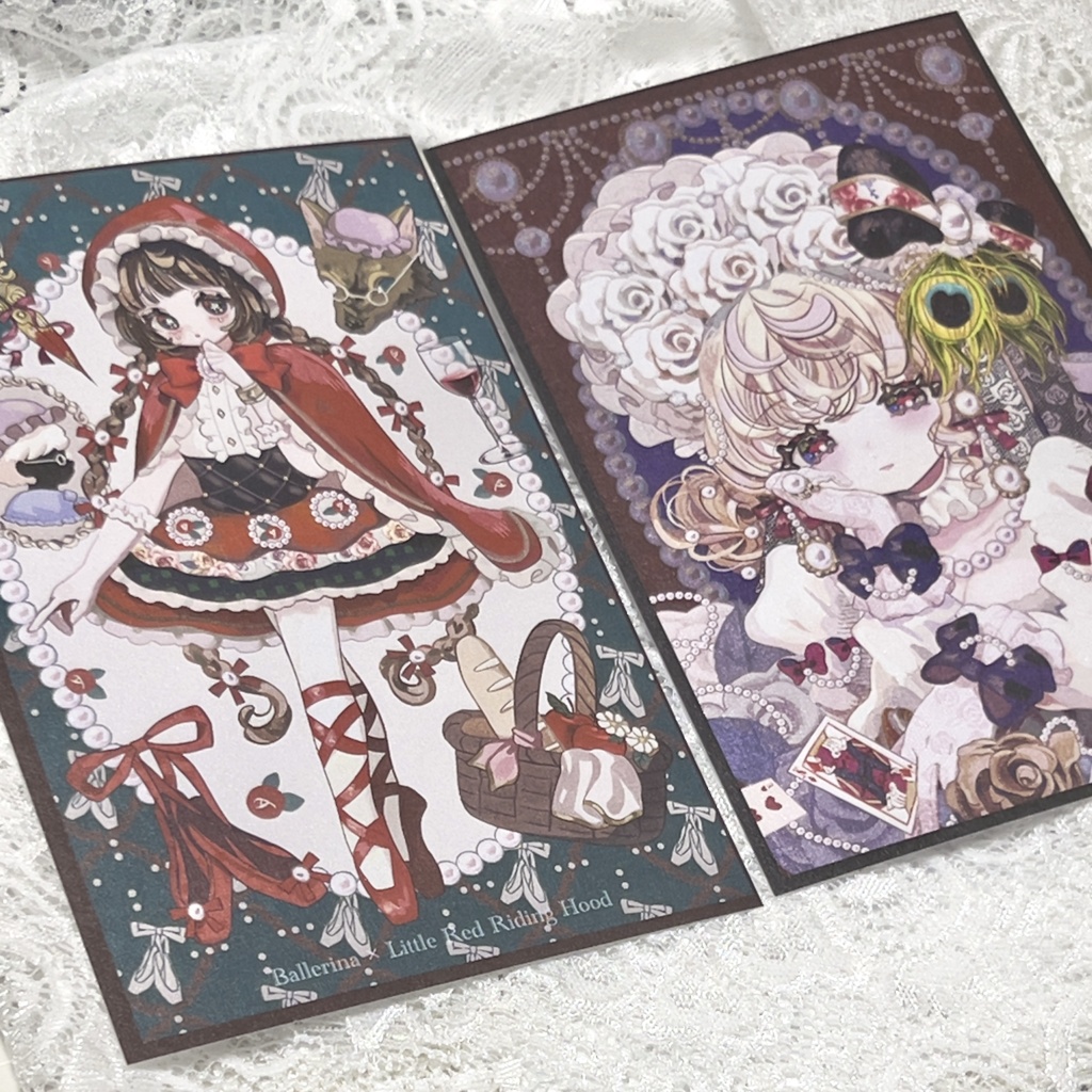 新作キラキラポストカード2種