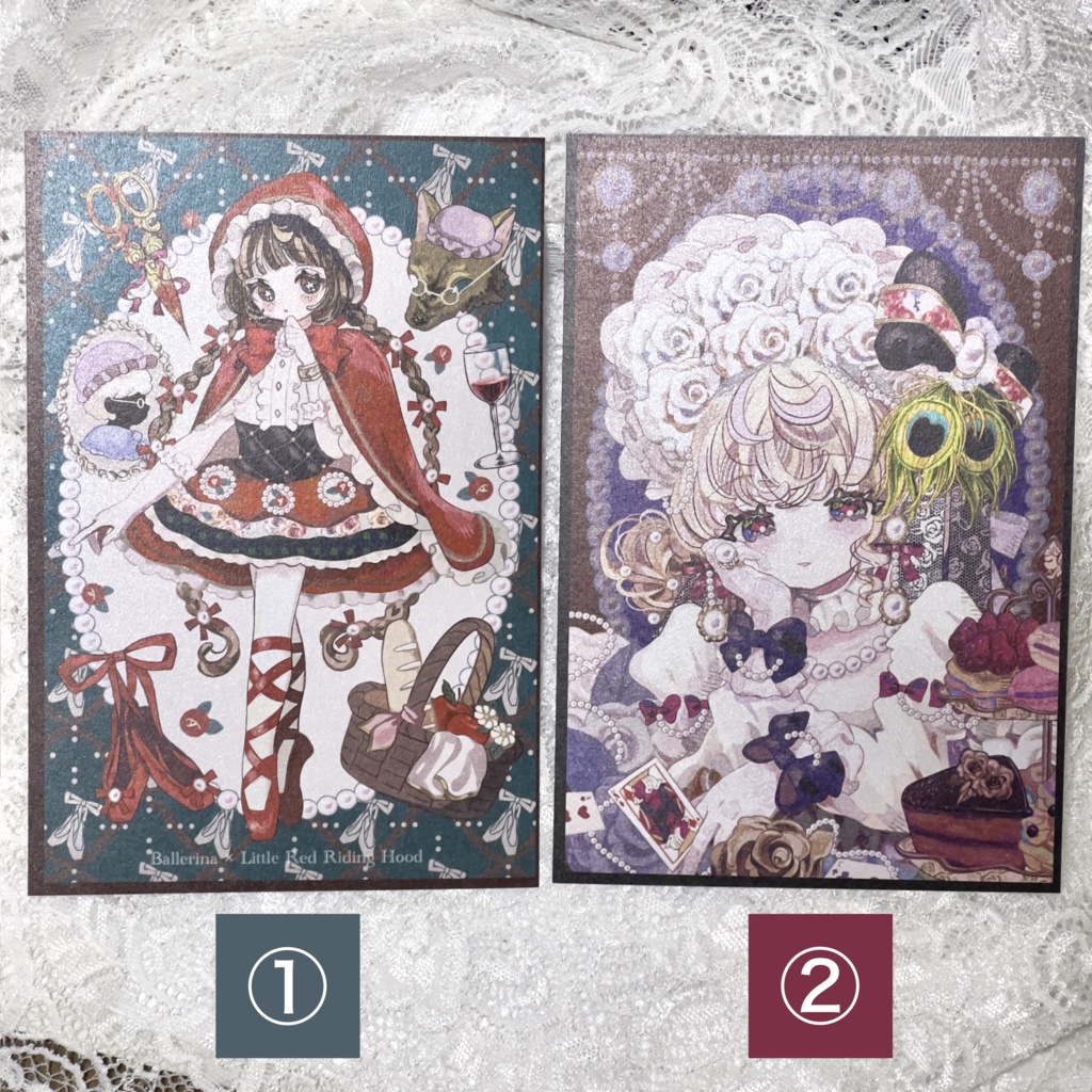 新作キラキラポストカード2種