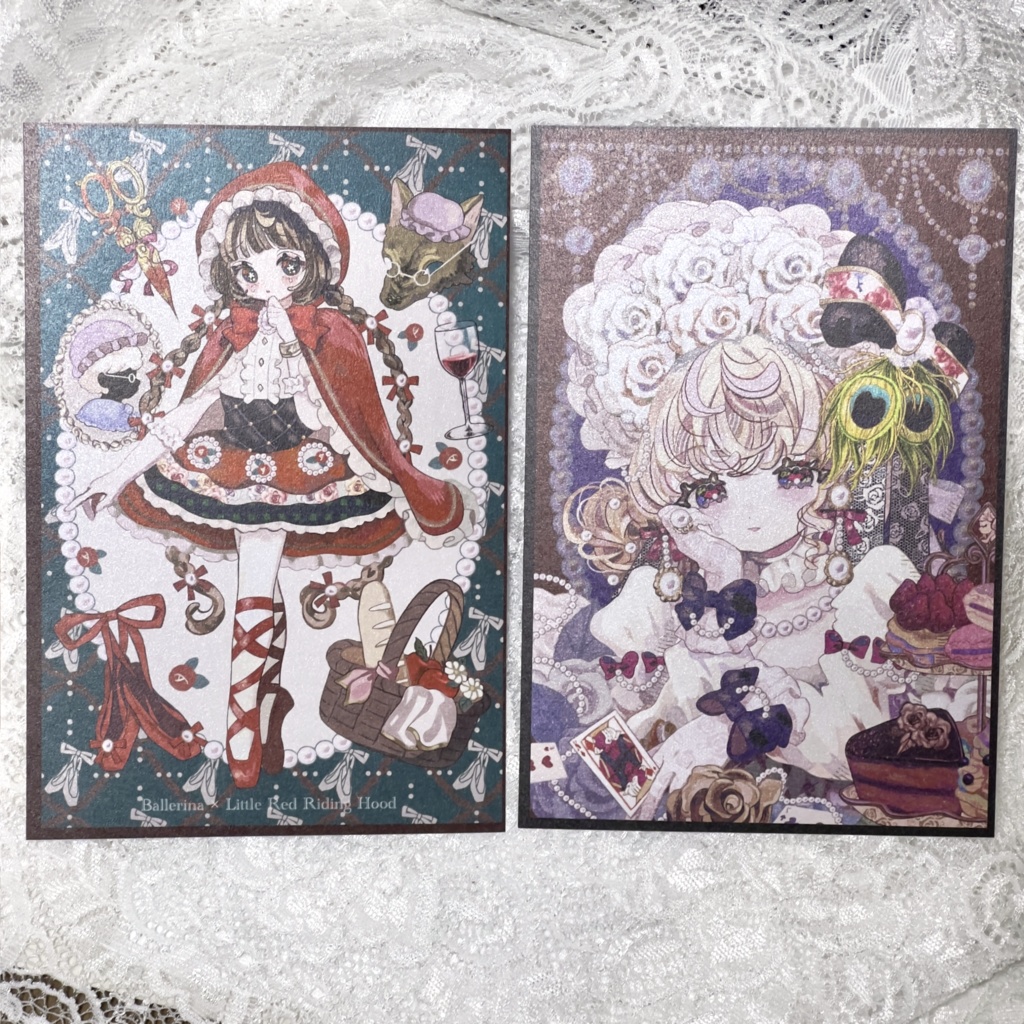 新作キラキラポストカード2種