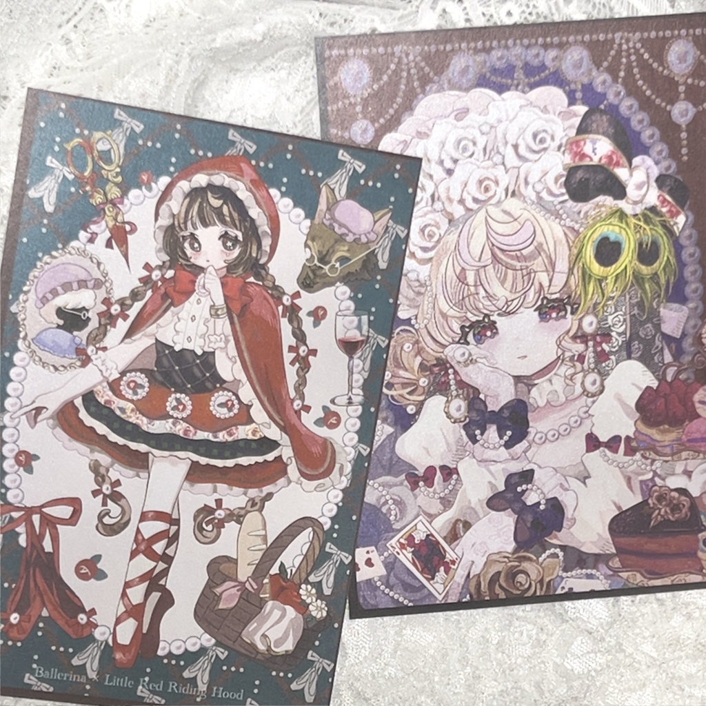 新作キラキラポストカード2種